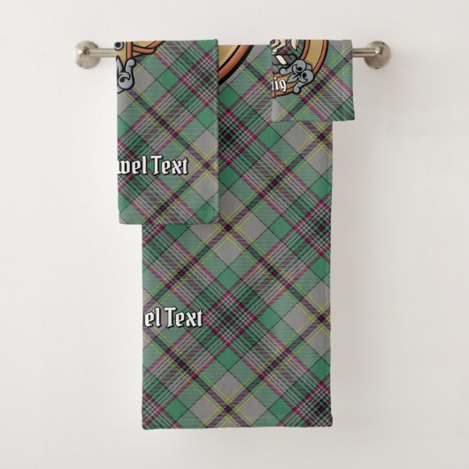 Clan Craig Crest sur Tartan (En situation)