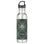 Clan Craig Tartan Bouteille d'eau en acier inoxyda (Devant)