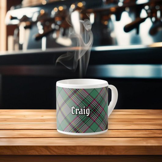 Clan Craig Tartan Espresso Espresso Kop