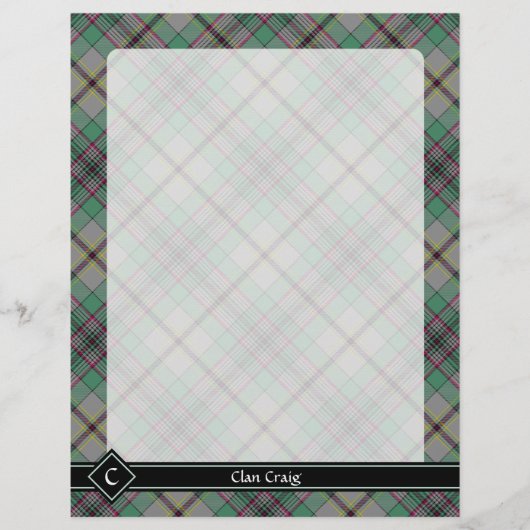 Clan Craig Tartan Flyer (Voorkant)