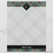 Clan Craig Tartan Flyer (Achterkant)