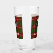 Clan Crawford Crest Badge en Tartan Glas (Links)