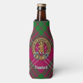 Clan Crawford Crest Bottle Cooler (Fles Voorkant)
