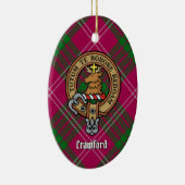 Clan Crawford Crest Ceramic Ornament (Rechts)