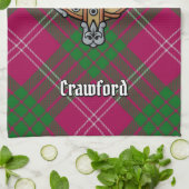 Clan Crawford Crest Kitchen Towel Theedoek (Gevouwen)