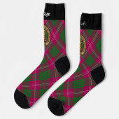 Clan Crawford Crest over Tartan Socks Sokken (Links)
