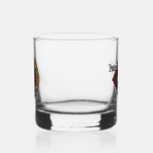 Clan Crawford Crest over Tartan Whisky Glas (Links)