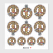 Clan Crawford Crest Sticker Set (Vel)