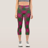 Clan Crawford Tartan Capri Leggings (Recto)