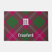 Clan Crawford Tartan Doormat Deurmat (Voorkant)