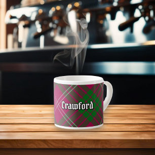 Clan Crawford Tartan Espresso Cup Kop