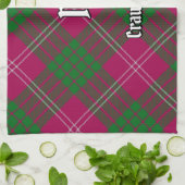 Clan Crawford Tartan Kitchen Towel Theedoek (Gevouwen)