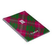 Clan Crawford Tartan Notitieboek (Rechterzijde)