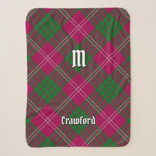 Clan Crawford Tartan Sherpa Blanket Deken