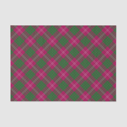 Clan Crawford Tartan Tissue Paper Tissuepapier (Voorkant)