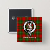 Clan Cumming Crest Badge et Tartan (Devant & derrière)