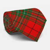 Clan Cumming Crest over Tartan Stropdas (Opgerold)