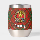 Clan Cumming Crest sur Tartan (Avant)