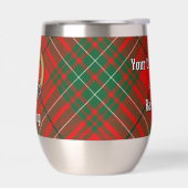 Clan Cumming Crest sur Tartan (Gauche)