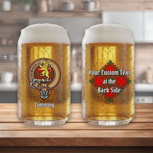 Clan Cumming Crest sur Tartan