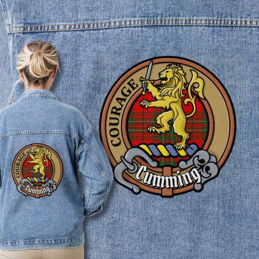 Clan Cumming Crest sur Tartan