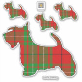 Clan Cumming Scottie Sticker (Devant)