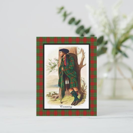 Clan Cumming Scottish Dreams Briefkaart (Staand voorkant)