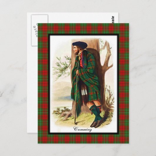 Clan Cumming Scottish Dreams Briefkaart (Voorkant / Achterkant)