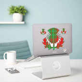 Clan Cumming Sticker de chardon (Ordinateur portable sur le bureau)