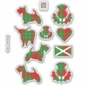 Clan Cumming Tartan Sticker (Voorkant)