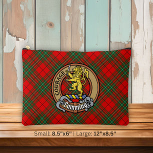 Clan Cumming Wapen over Tartan Etui
