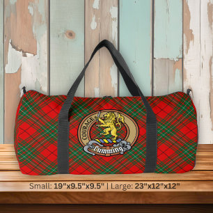 Clan Cumming Wapen over Tartan Plunjezak