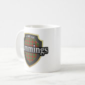 Clan Cummings Scottish Dynasty Tartan Mugs Cups (Devant gauche)