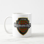 Clan Cummings Scottish Dynasty Tartan Mugs Cups (Gauche)