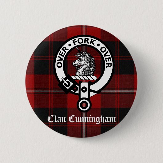 Clan Cunningham Badge & Tartan (Devant)