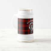 Clan Cunningham Badge & Tartan Bierpul (Voorkant links)