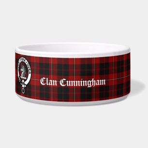 Clan Cunningham Badge & Tartan Voerbakje