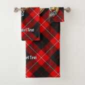 Clan Cunningham Crest sur Tartan (En situation)