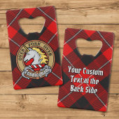 Clan Cunningham Crest sur Tartan