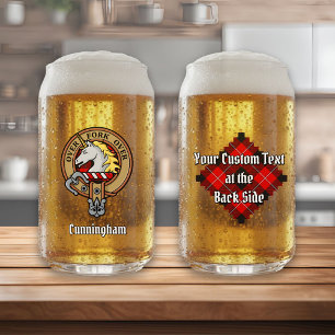 Clan Cunningham Crest sur Tartan