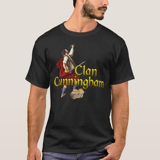 Clan Cunningham Highland Games T-shirt (Voorkant)