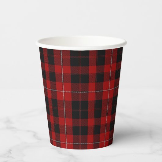 Clan Cunningham Plaid Custom Papier Cups Papieren Bekers (Achterkant)