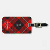 Clan Cunningham Tartan Bagagelabel (Voorkant horizontaal)