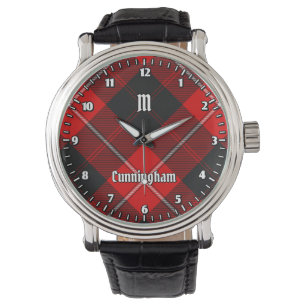 Clan Cunningham Tartan Horloge