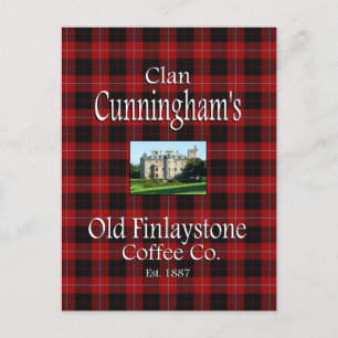 Clan Cunningham's Old Finlaystone Coffee Co. Briefkaart