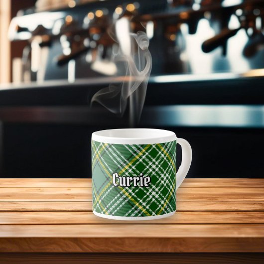 Clan Currie Tartan Espresso Kop