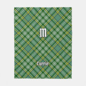 Clan Currie Tartan Fleece Deken (Voorkant)