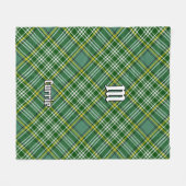 Clan Currie Tartan Fleece Deken (Voorkant (Horizontaal))