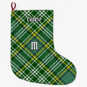 Clan Currie Tartan Grote Kerstsok (Voorkant)