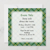 Clan Currie Tartan Invitation (Dos)